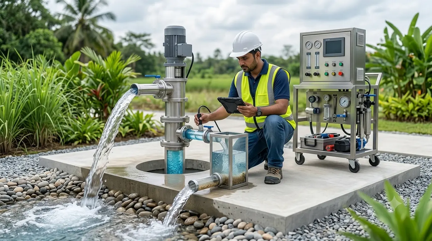 Professional well flushing, tube well repair, pump maintenance, and rehabilitation services to restore water flow and improve system performance.